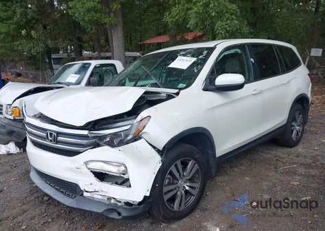 2017 Honda Pilot Ex-L from USA, damaged, VIN 5FNYF5H5XHB030103